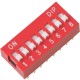DIP Switch Interruptor de 8 Posiciones Individuales On/Off