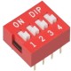 DIP Switch Interruptor de 4 Posiciones Individuales On/Off