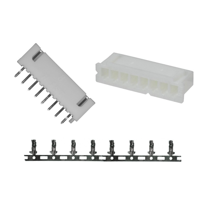 Juego de Conector de 8 Pines para PCB Modelo XH 2.54 8P