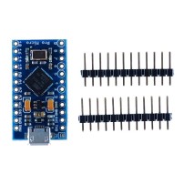 Arduino Pro Micro Atmega32U4 + 10 LEDs + 10 Resistencias