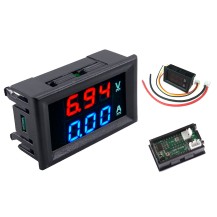 Voltímetro y Amperímetro Digital para Panel o Chasis
