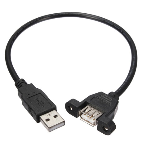 Cable USB Tipo A Extensor para Panel o Chasis