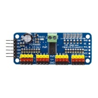 Módulo PCA9685 Controlador de Servomotores con 16 Salidas PWM 12bit