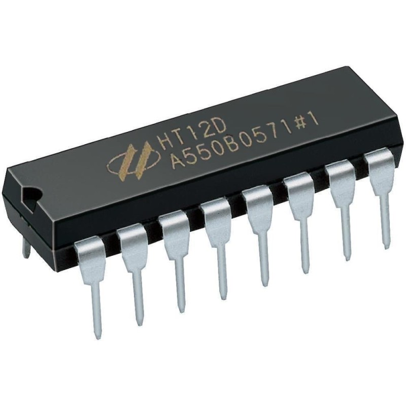 HT12D Decodificador Serial de Datos para Control Remoto RF o IR