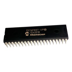 Microcontrolador 8bits Familia 16F PIC16F887 40 Pines